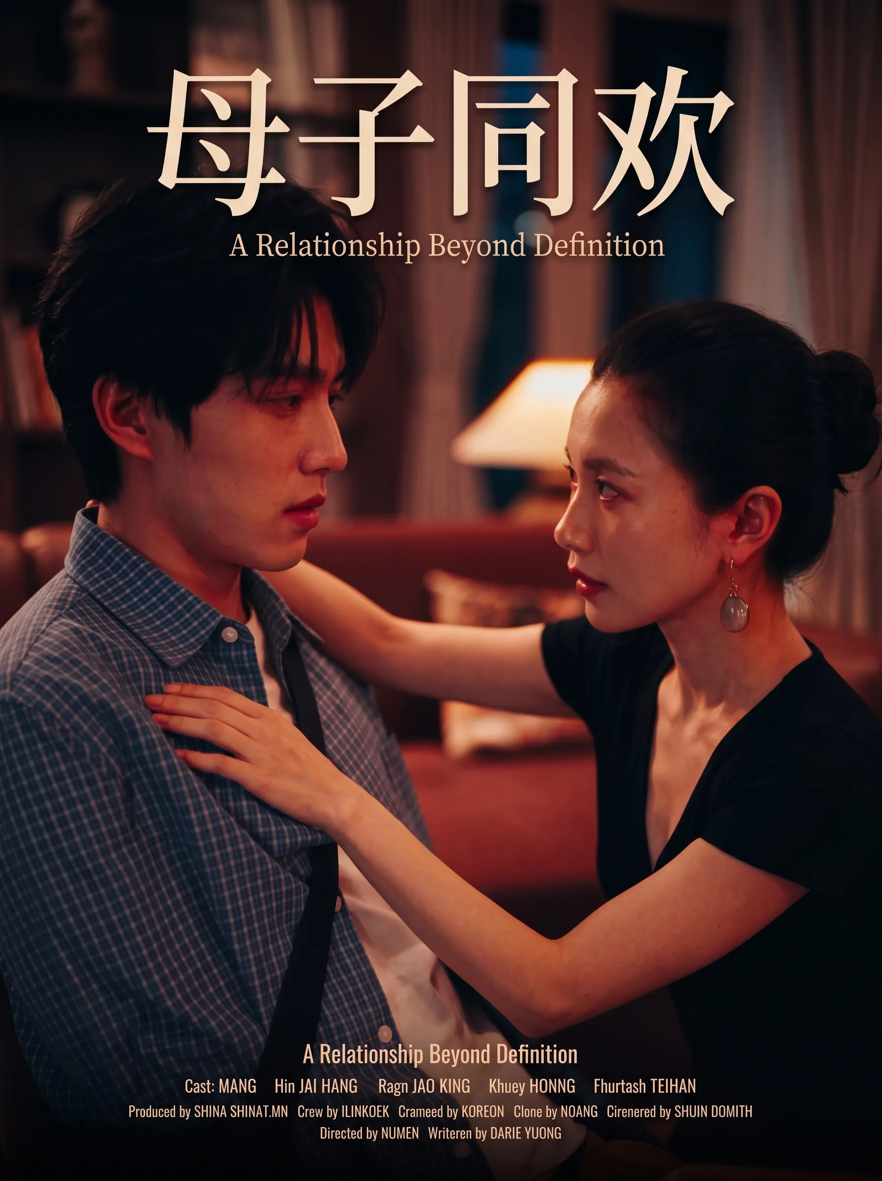机舱内身着西装的女性角色剧照